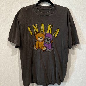 Vintage Men's Black Color Pullover Short Sleeve Crew NecK T-Shirt Size M / XXL